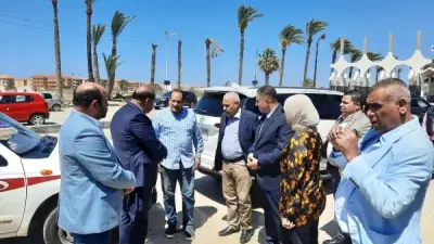 محافظ دمياط يتفقد خط المياه الناقل لرأس البر استعدادًا لصيف 2026