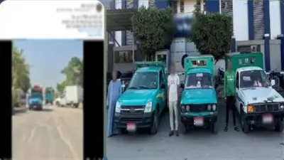 ضبط 3 سيارات ربع نقل تسير عكس الاتجاه في بني سويف بعد تداول فيديو على مواقع التواصل