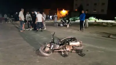 مصرع 3 شباب في حادث تصادم دراجات نارية بالدقهلية