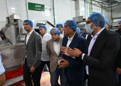 رئيس الوزراء يتفقد مصنع فيردي فودز في بنها بطاقة إنتاجية سنوية 3000 طن