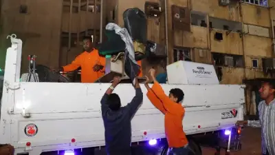 حملة مكثفة في أسوان ترفع 321 حالة إشغال غير قانونية في الأسواق والشوارع