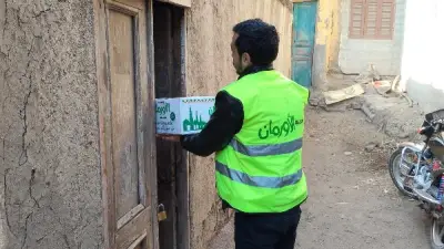 توزيع 330 كرتونة غذائية للأسر المحتاجة بقرى الأقصر والطود والزينية في مبادرة خيرية