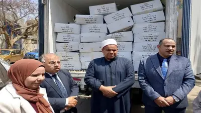 مديرية التضامن الاجتماعي بالجيزة توزع 4000 كجم من اللحوم على الأسر المحتاجة