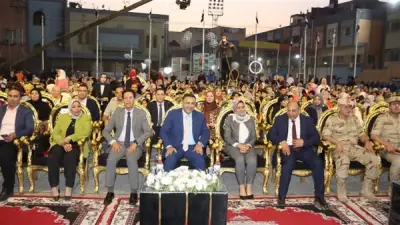 محافظ القليوبية ورئيس جامعة بنها يشهدان احتفالية الذكرى الـ44 لتحرير سيناء