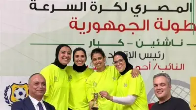 فوز نادي الرواد بكأس الجمهورية لكرة السرعة وحصد 48 ميدالية في الشرقية