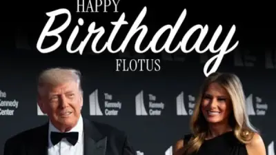 البيت الأبيض يحتفي بعيد ميلاد ميلانيا ترامب الـ56 بتهنئة خاصة