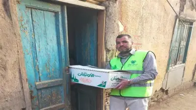 توزيع 570 كرتونة غذائية على الأسر الأولى بالرعاية في 12 قرية بالمنوفية