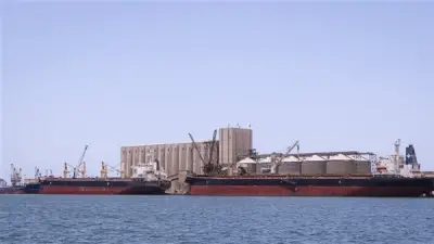 وصول 65 ألف طن قمح أوكراني إلى ميناء دمياط لتعزيز المخزون الاستراتيجي