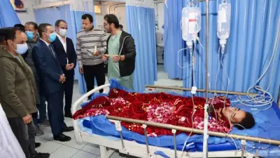 مصرع 8 وإصابة 4 في تصادم مروع بين سيارة عمال وأخرى جامبو بالمنوفية