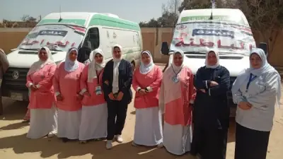 قافلة طبية ببني سويف تفحص 800 حالة وتقدم 2400 خدمة مجانية في الفشن