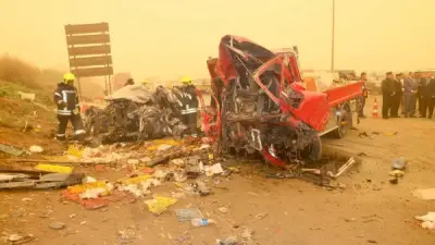 وزارة الصحة تعلن وفاة 9 مواطنين وإصابة 3 آخرين إثر حادث طريق السادات في المنوفية