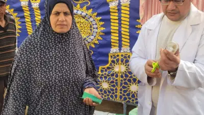 قافلة بيطرية مجانية بالغربية تفحص 941 حيوانًا ضمن مبادرة حياة كريمة