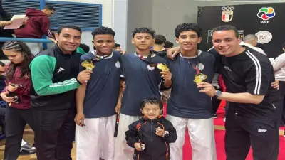 أبطال كاراتيه كفر الشيخ يحصدون ثلاث ذهبيات في بطولة شمال أفريقيا بالقاهرة