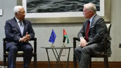 الملك عبدالله الثاني يؤكد لرئيس المجلس الأوروبي ضرورة إنهاء الحروب وتعزيز الاستقرار الإقليمي