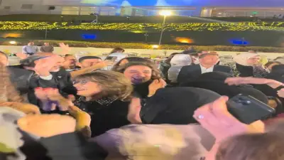 فنانون يحتفلون بعيد ميلاد سماح أنور في مهرجان أسوان الدولي لأفلام المرأة