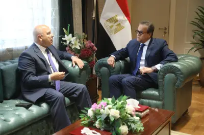 وزير الصحة يبحث مع كامل الوزير رفع كفاءة سلاسل الإمداد الدوائي ودعم الجهود الإنسانية