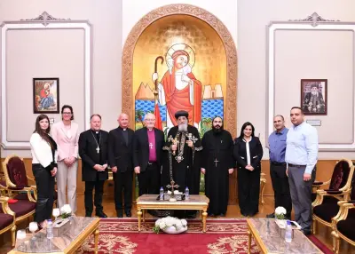 البابا تواضروس يستقبل الأمين العام لمجلس كنائس المجر لبحث التعاون المشترك