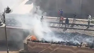 الحماية المدنية تنجح في إخماد حريق مخلفات بالقرب من سكة حديد أشمون بالمنوفية