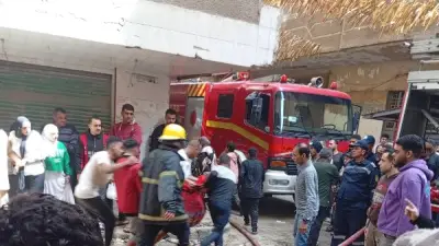 النيابة تباشر التحقيق في حريق الوراق المدمر: شقتان ومخزن أدوات صحية تلتهمهما النيران