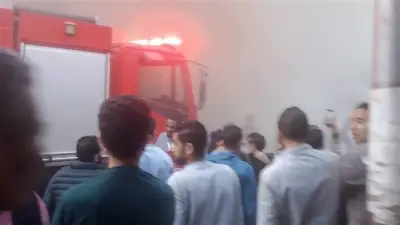 إخماد حريق هائل بمحل نجف وأدوات كهربائية في الإسكندرية دون إصابات