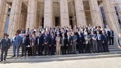 وزير العدل يتفقد مشروع مدينة العدالة بالعاصمة الإدارية لمتابعة معدلات الإنجاز