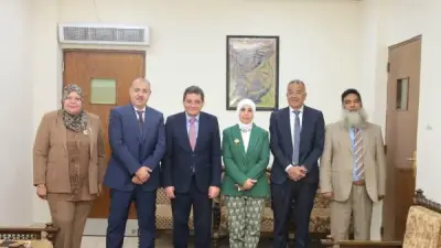 جامعة المنيا تبدأ مقابلات اختيار عميد كلية الطب برئاسة رئيس الجامعة