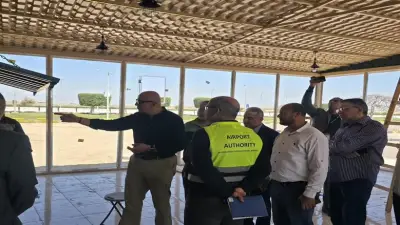 رئيس الشركة المصرية للمطارات يتفقد مشروعات تطوير مطار الإسكندرية الدولي