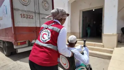 الهلال الأحمر المصري يطلق قافلة طبية شاملة لخدمة أهالي حميثرة بالبحر الأحمر