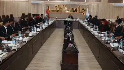 حوار مفتوح بين رئيس جامعة قنا واتحادات الطلاب لتعزيز الأنشطة والمبادرات