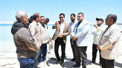 نائب محافظ مطروح يتفقد مشروعات حيوية بالكورنيش وكوبري روميل وشارع علم الروم