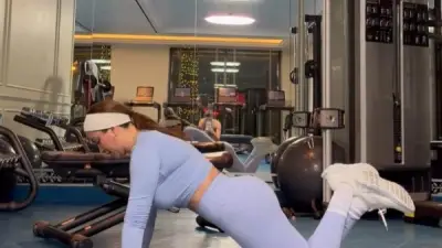 نسرين طافش تثير الجدل بإطلالة جريئة في صالة الألعاب الرياضية