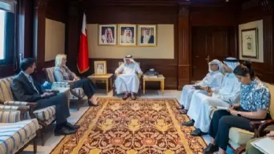 البحرين وأمريكا تبحثان تعزيز التعاون الثنائي ومستجدات الأوضاع الراهنة
