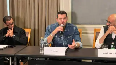 عمرو يوسف يحتفل بالعرض الخاص لمسلسله الجديد الفرنساوي بحضور نجوم الفن