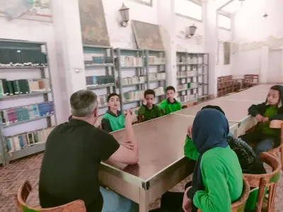 ورشة حكي بمكتبة أم خنان الثقافية بعنوان بطولات الجيش المصري في سيناء