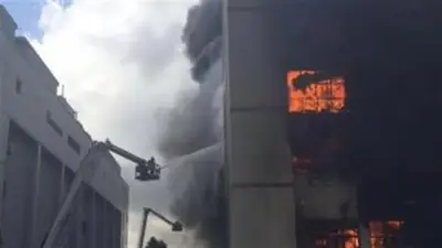 انتداب المعمل الجنائي لكشف أسباب حريق شقة في دار السلام بالقاهرة