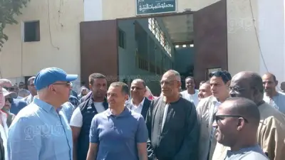 وزير الري ومحافظ أسوان يتفقدان محطة ري في وادي النقرة لدعم صغار المزارعين