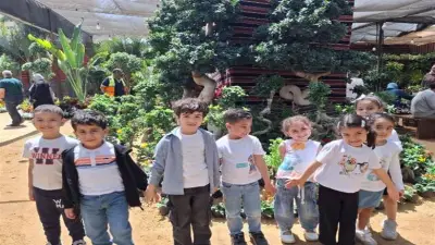 بين اللعب والتعلم.. أطفال يكتشفون جمال الطبيعة في معرض الربيع