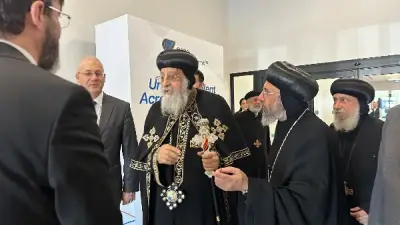 البابا تواضروس يصل إلى أنقرة في أول زيارة له لتركيا