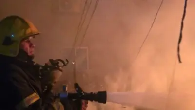 مصرع شخص في حريق منزل بنجع حمادي شمال قنا