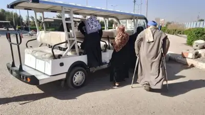 انطلاق تشغيل الحافلات الكهربائية بمستشفيات قنا الجامعية رسمياً