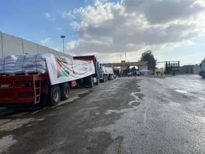 مراسل القاهرة الإخبارية: مراكز العريش اللوجستية تواصل دعم غزة بشاحنات الإغاثة