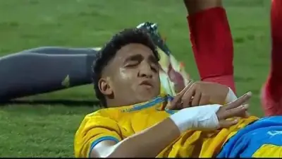 الإسماعيلي يعلن إصابة محمد خطاري بشرخ في الأنف وارتجاج في المخ