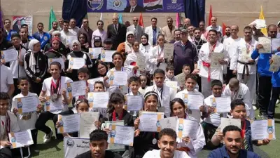 محافظ أسيوط يكرم أبطال الرياضة بعد إنجازات عربية ودولية مشرفة