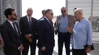 قنصوة يتفقد حرم جامعة سنجور الجديد ببرج العرب ويؤكد دعم التعاون الإفريقي