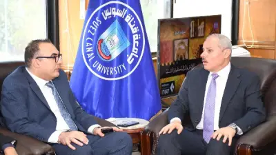 بروتوكول تعاون بين جامعة قناة السويس وجامعة السويدي للتكنولوجيا لدعم التكامل الأكاديمي والصناعي