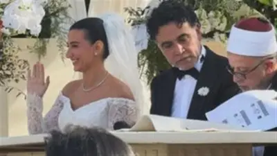 لقطات من زفاف المخرج هاني خليفة والمنتجة رنا حسانين بحضور نجوم الفن