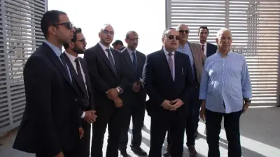 وزير التعليم العالي يتفقد الحرم الجديد لجامعة سنجور ببرج العرب