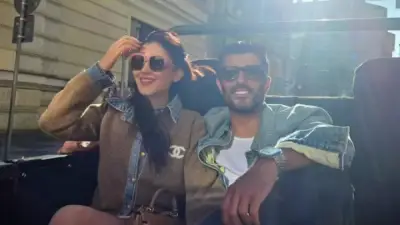 مي عمر ومحمد سامي في إطلالة رومانسية بأحدث ظهور