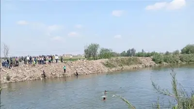 انتشال جثمان شاب غرق في ترعة بالدقهلية ونقل الجثة للمستشفى