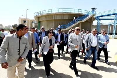 وزيرة الإسكان: محطة مياه طيبة الجديدة نموذج متكامل لمشروعات البنية الأساسية
